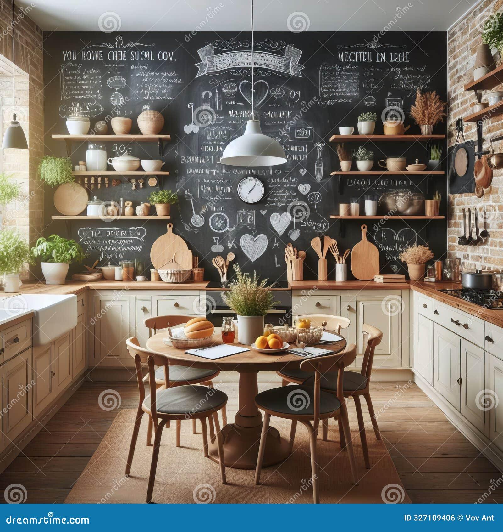 Consider ⁣a ⁤chalkboard wall ⁢for​ notes and recipes in your‌ Burgundy Kitchen