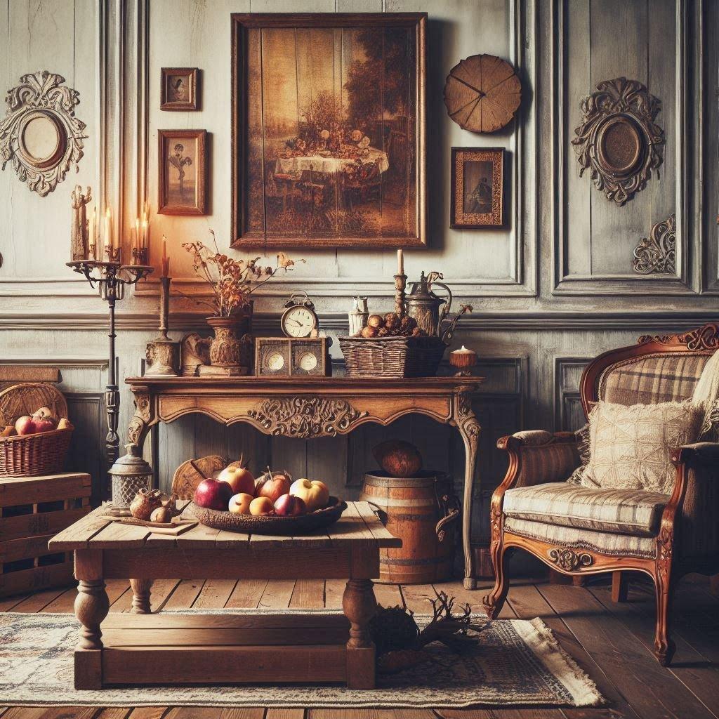 Introduce a vintage piece for charm and eclectic style in ⁣your Living Room