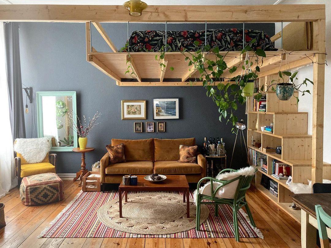 Create a nature-inspired gallery wall in your⁤ earthy living​ room space