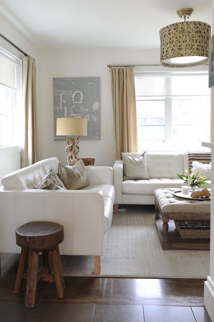 White leather sofa and its benefits
