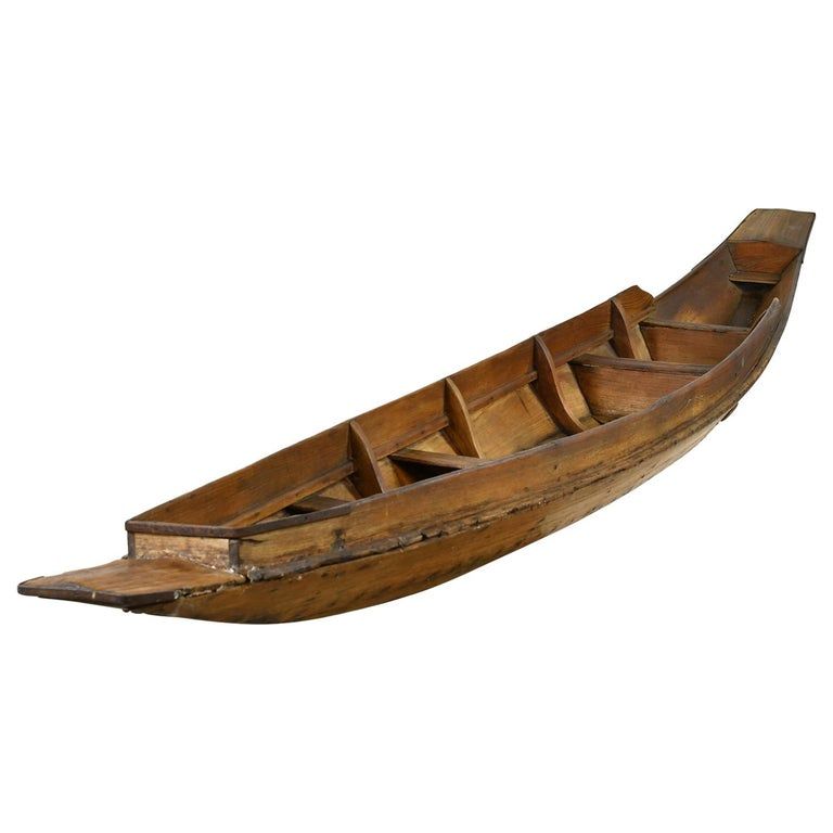 Wooden Boat Decor