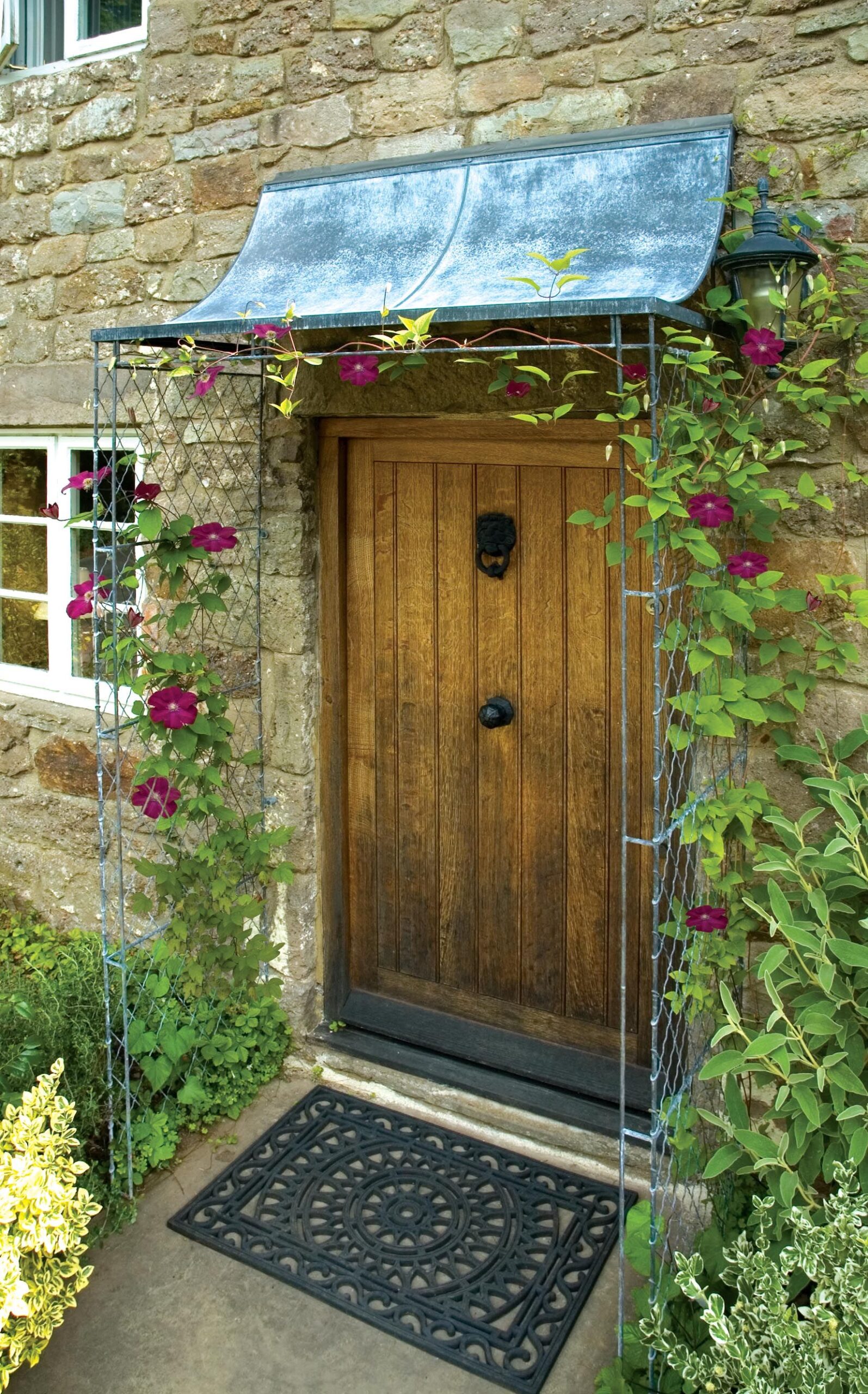 Give an attractive look to your home
  entrance with door canopy