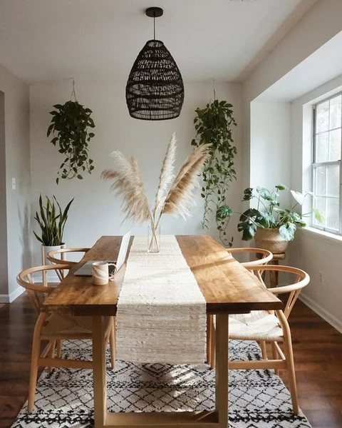 But modern dining table for compact space
  rooms