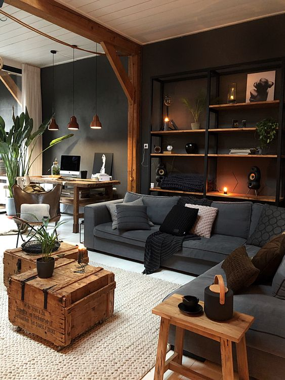 Know about the rustic living room
  furniture