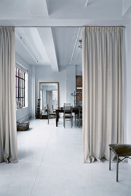How to use curtains as room dividers