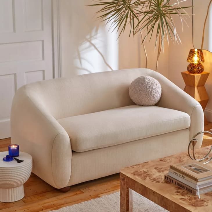 Create new atmosphere by placing small
  sofa beds