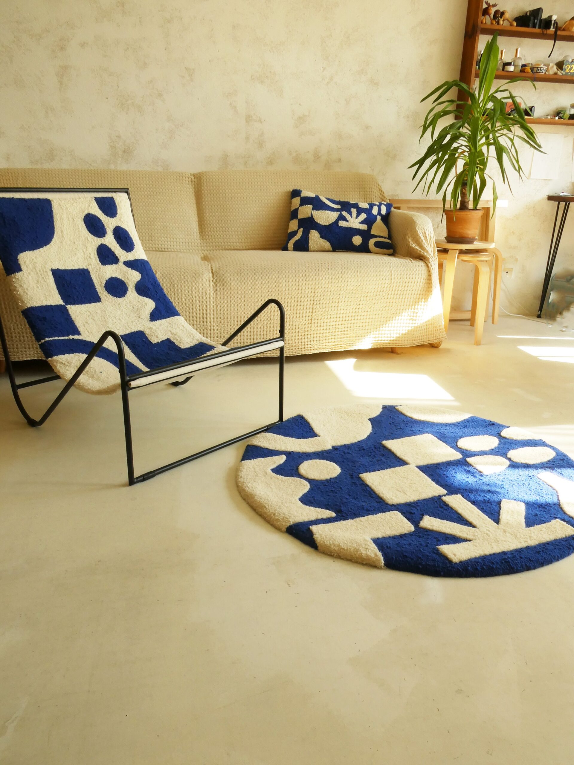 A tufted rug having it all!