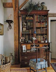 Exciting antique bookcase