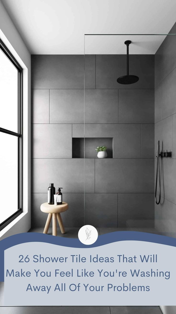Modern bathroom wall tile ideas