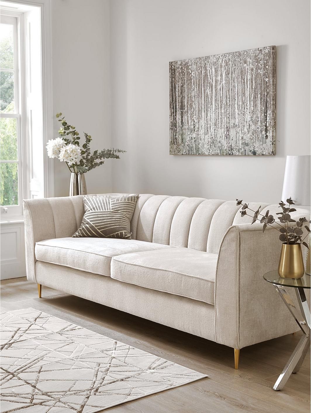 Install sofa and loveseat set to make
your living room elegant