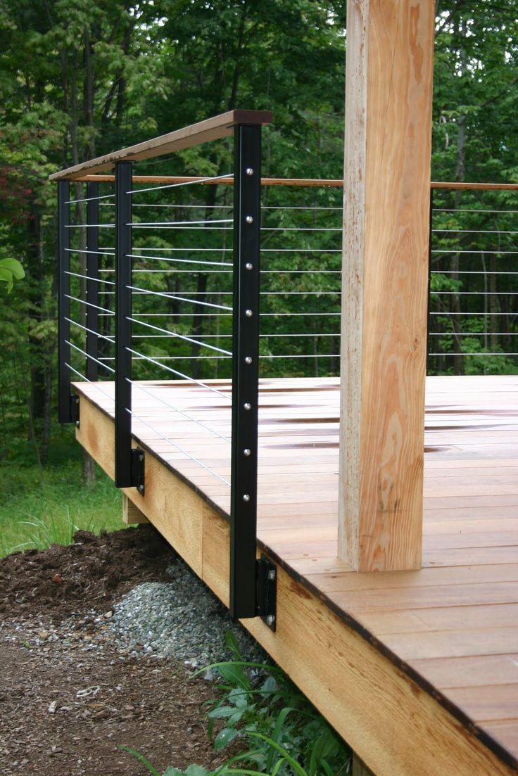 Leave out the old traditional thought and
  give shape to deck railing ideas