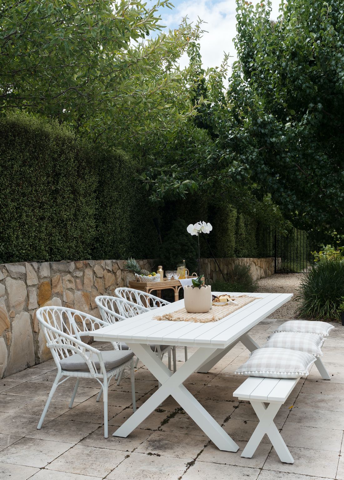 Decorate outdoor table and chairs of you
  house with stylish funiture