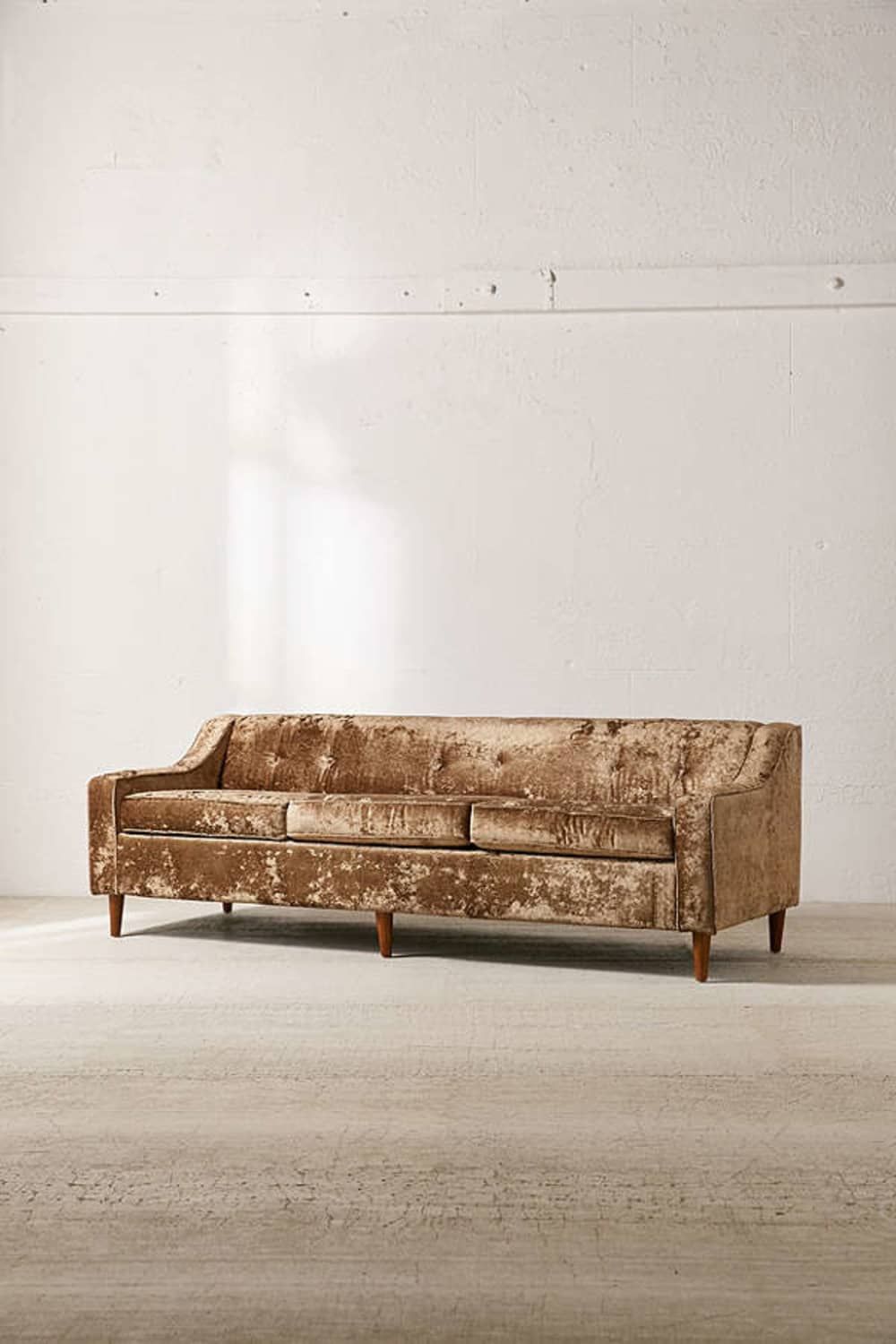 Decorating homes with crushed velvet sofa