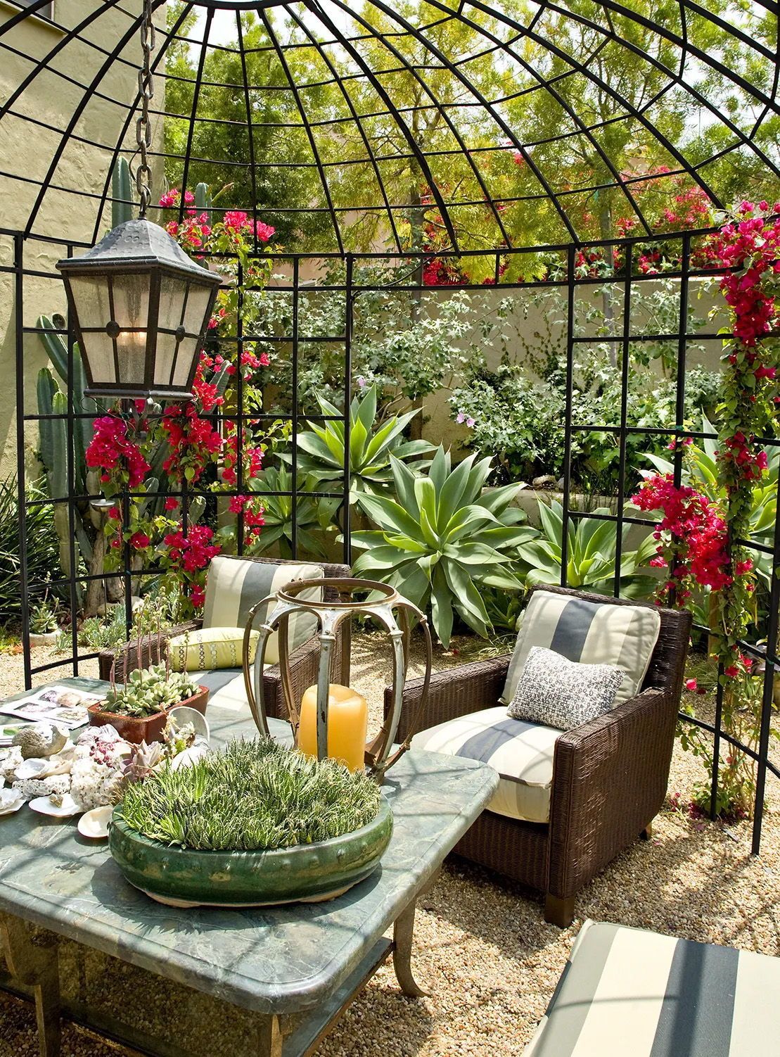 Create a cozy and comfortable area in the
  outdoor living of the house