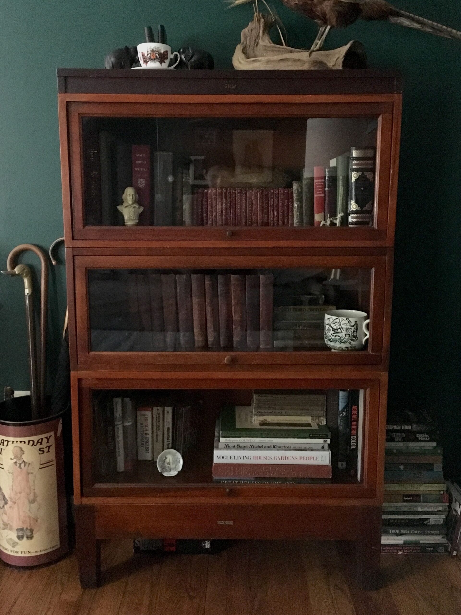 Get the perfect vintage bookcase for a
  bookworm