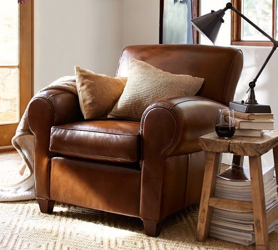 Get a stylish and comfortable leather
  club chair in your home