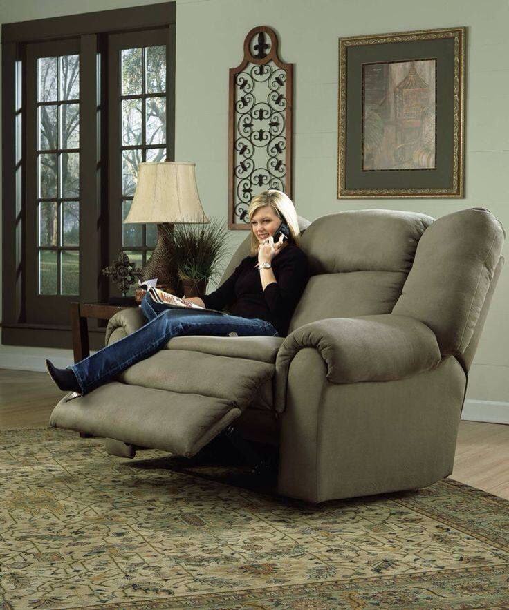 Buy oversized recliners to make it useful
  for more people