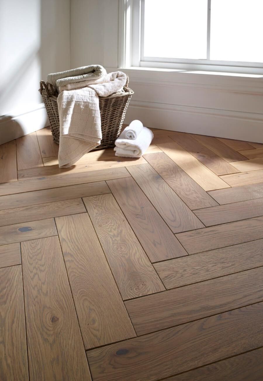Glossy shine with wood flooring cleaners