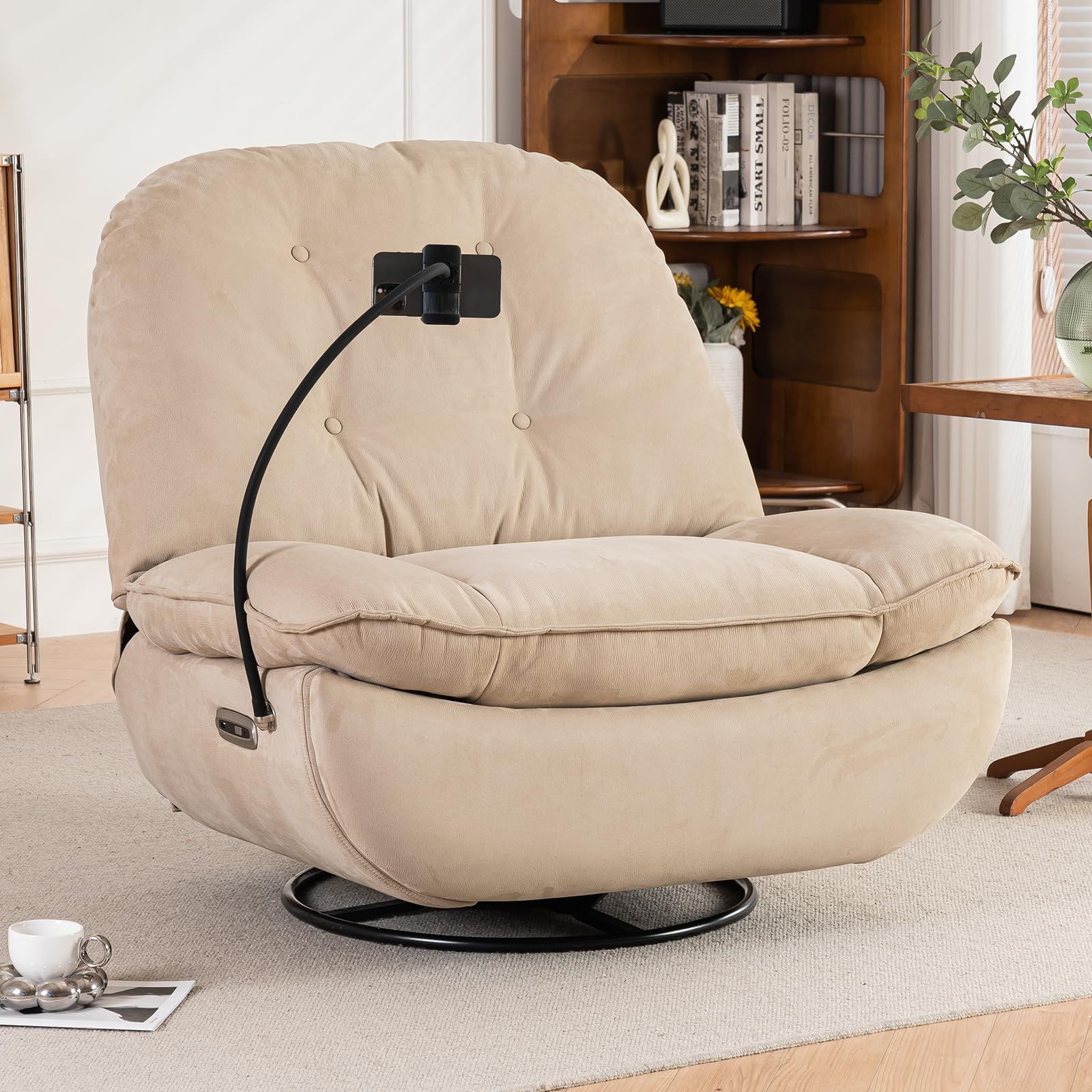 The luxurious effect created by the
  glider recliners