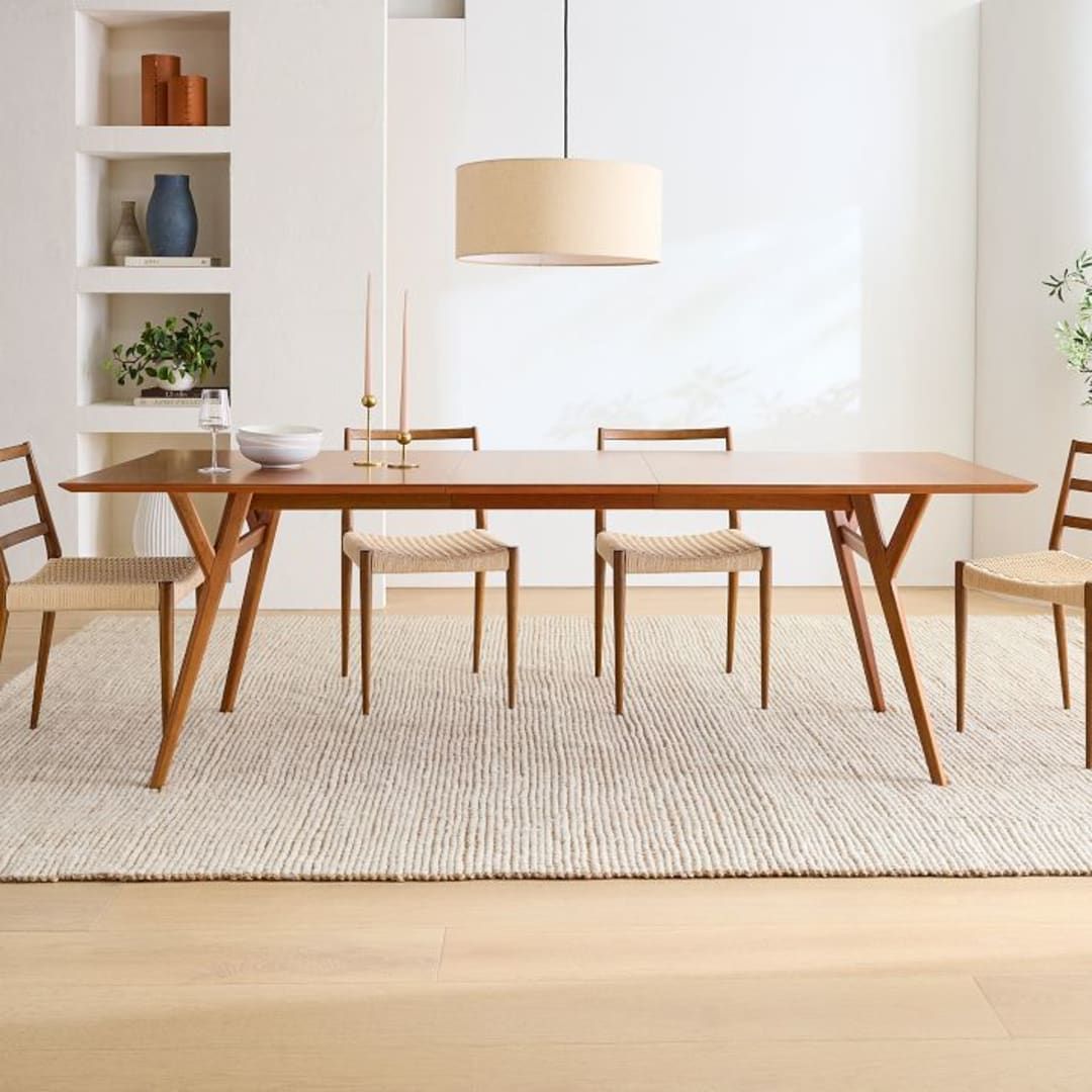 But modern dining table for compact space
  rooms