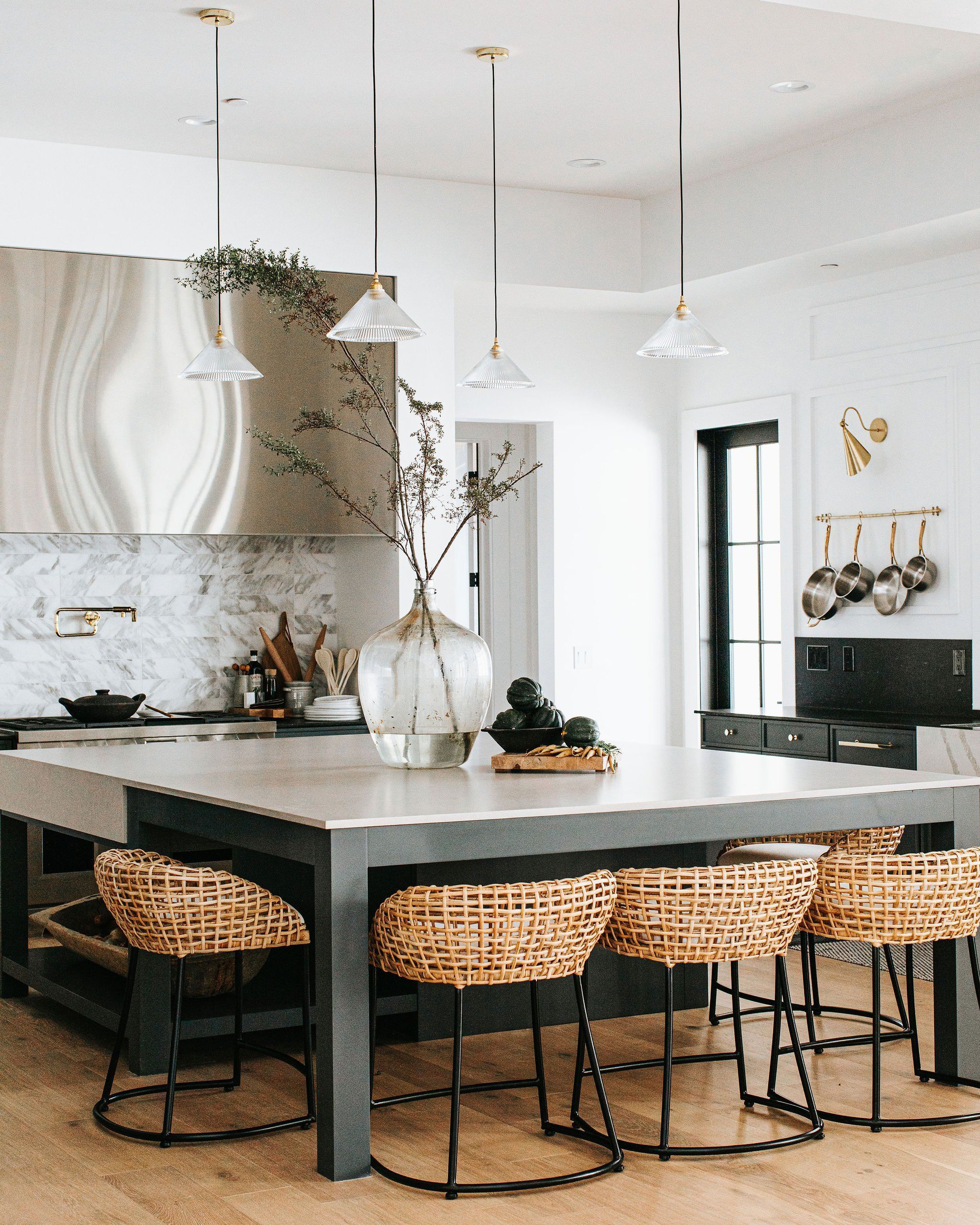 Create a large kitchen island for
  yourself