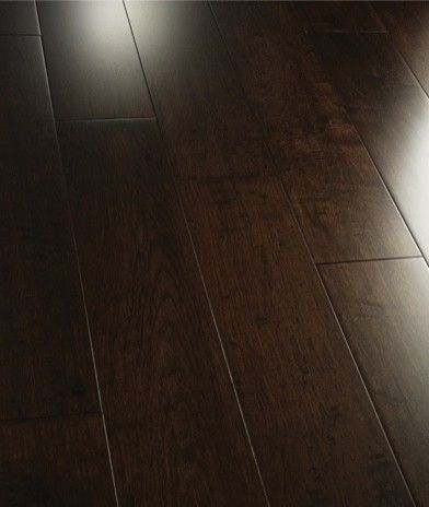 Give your house a rustic look, use dark
  wood flooring