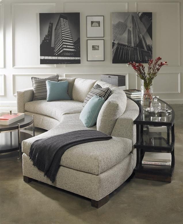 A small sectional sofa is adorable home
  furniture for your living room