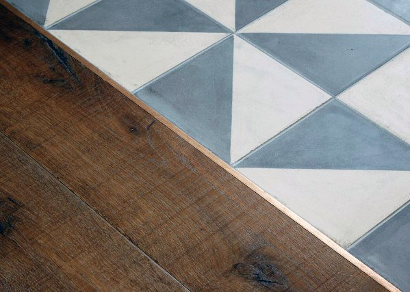 Beauty and durability in one go: wood
floor tiles