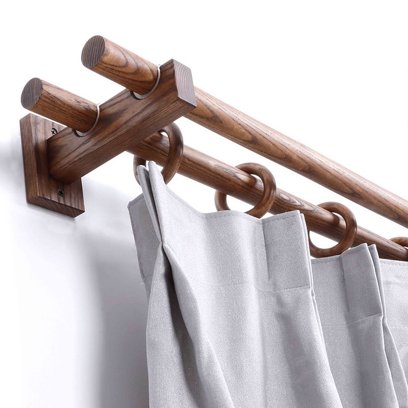 Amazing and beautiful wooden curtain
poles