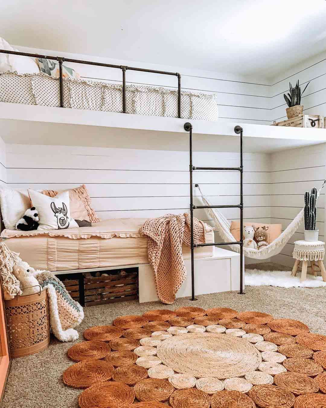 Save space in kids room with loft bed
