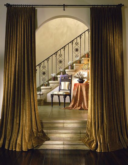 The magnificence of velvet drapes