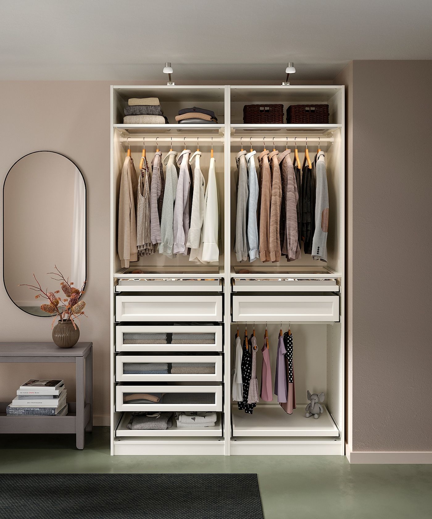 Various interesting wardrobe armoire
  ideas