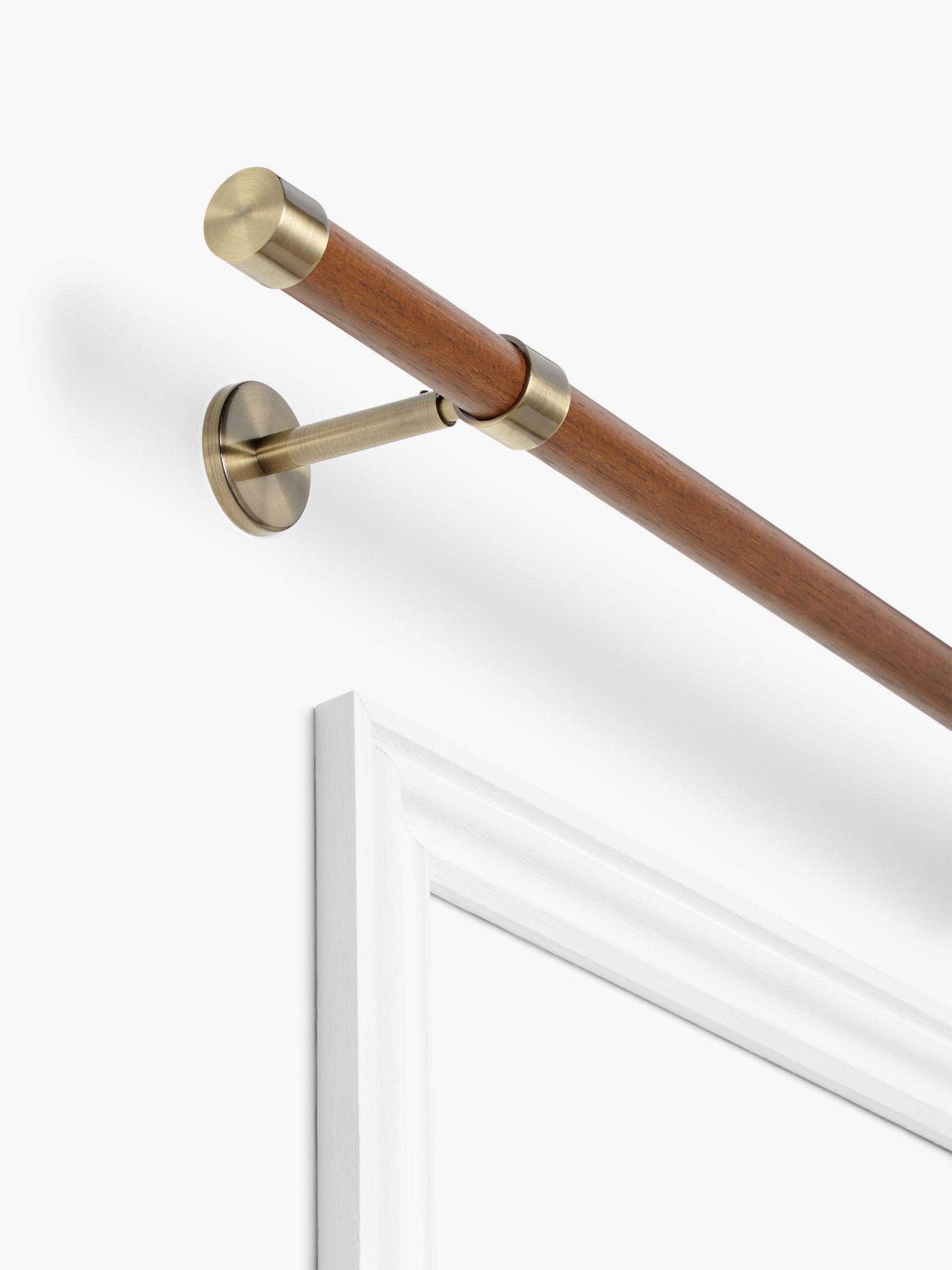 Amazing and beautiful wooden curtain
  poles