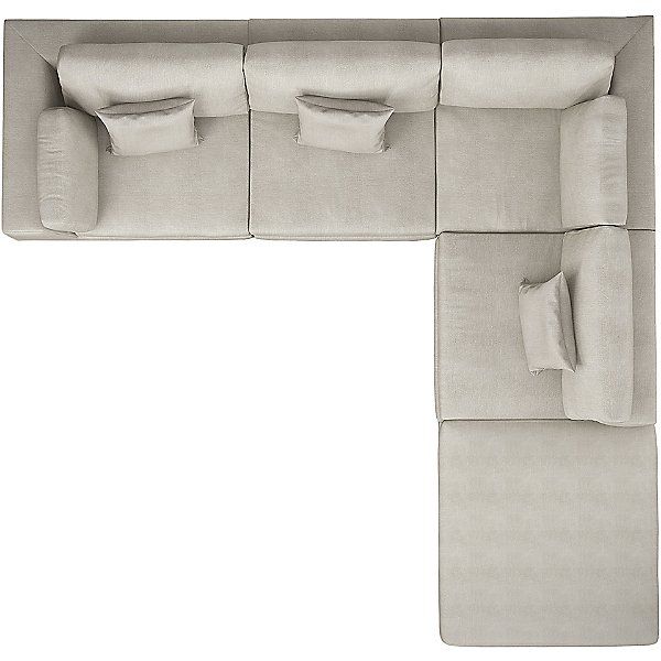 How to decorate your living room with
  fabric corner sofa?