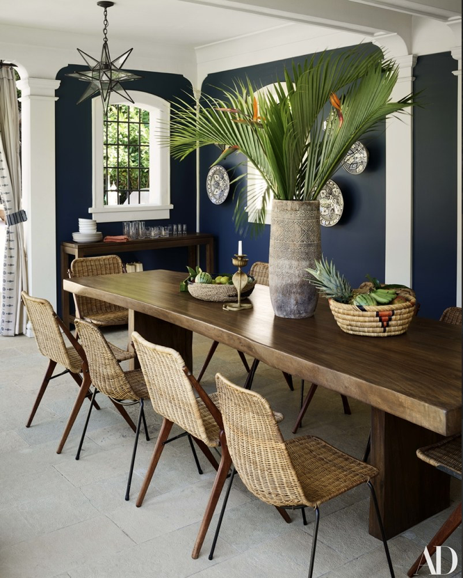Revitalizing your dining room by wicker
  dining chairs