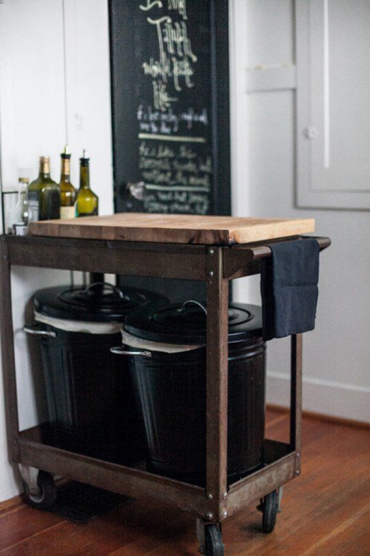 Using a kitchen island cart for good
results