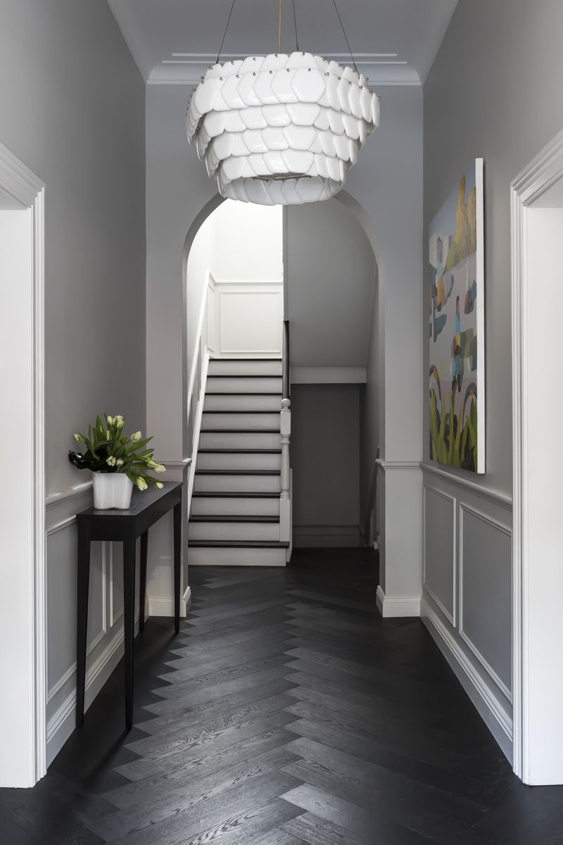 How to style your interiors with dark
wood floors?
