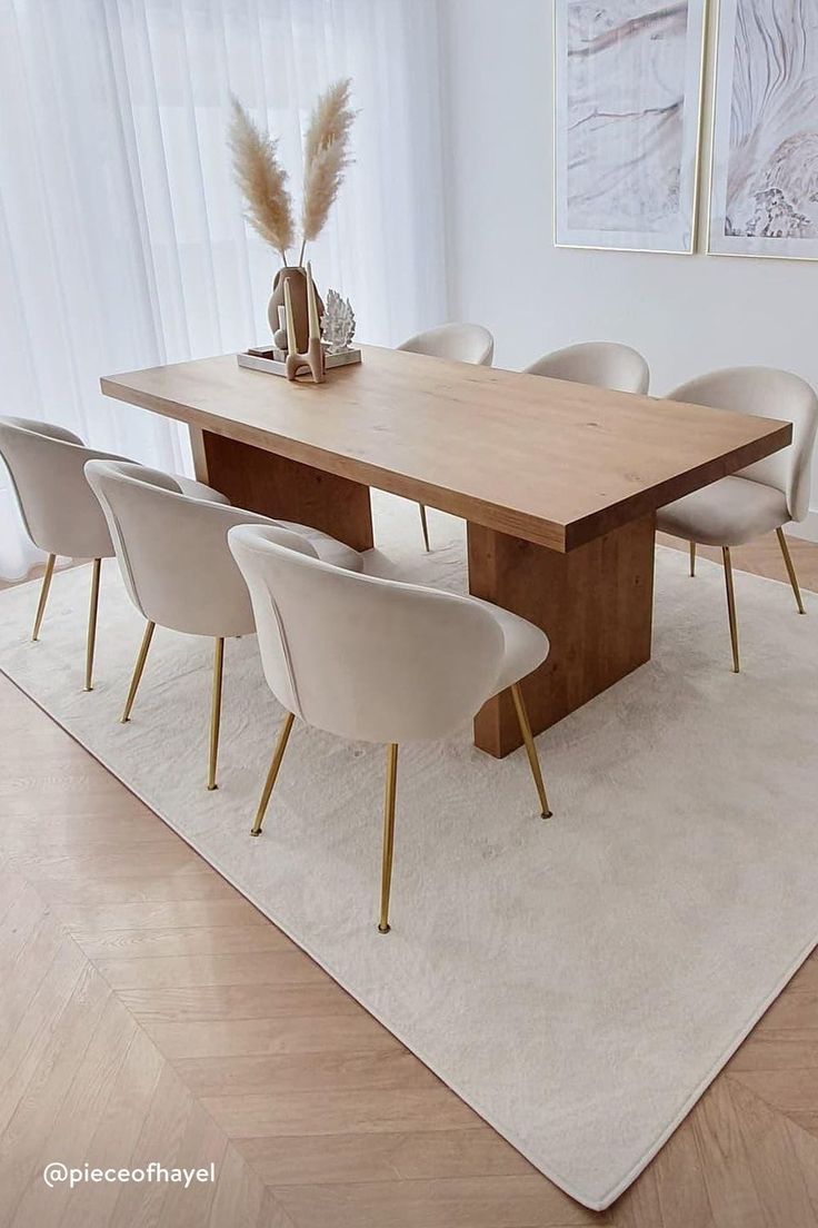 But modern dining table for compact space
rooms