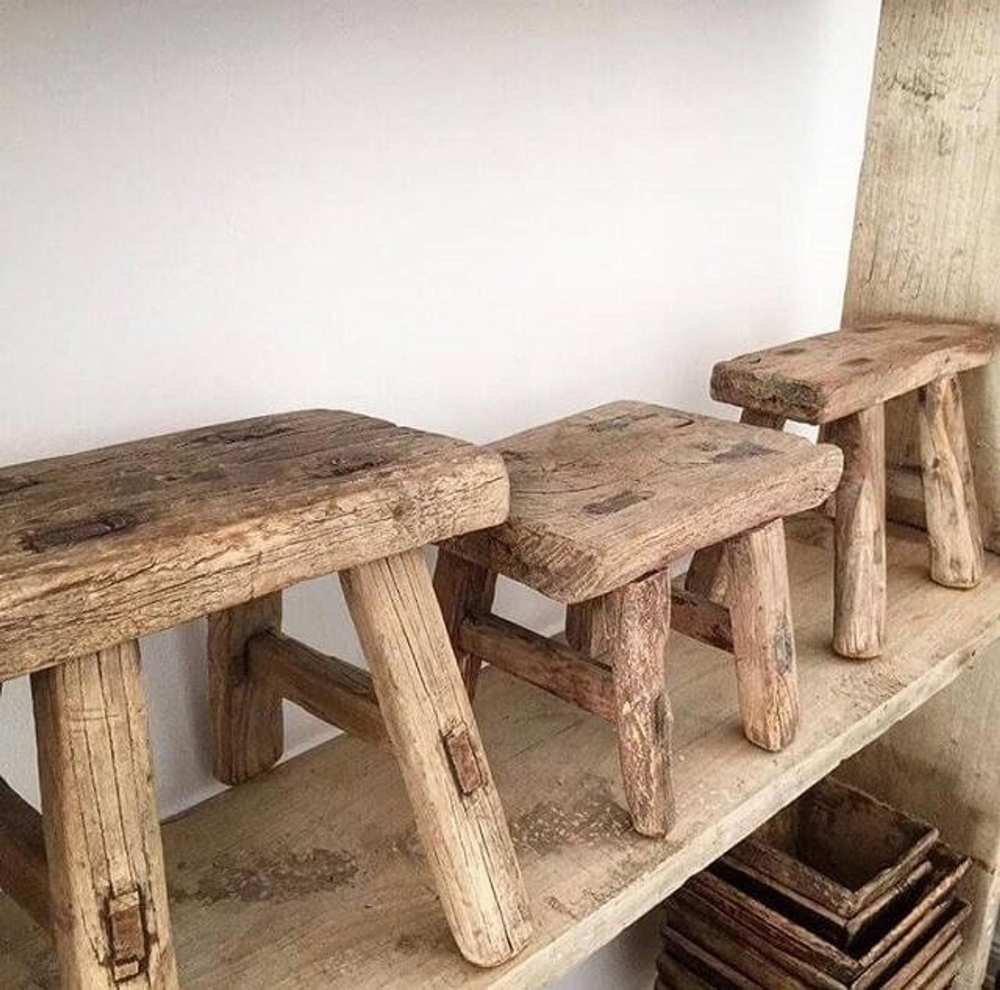 Wooden step stool: perfect for growing
  kids