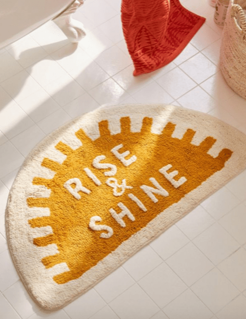 Attractive designer bath rugs
