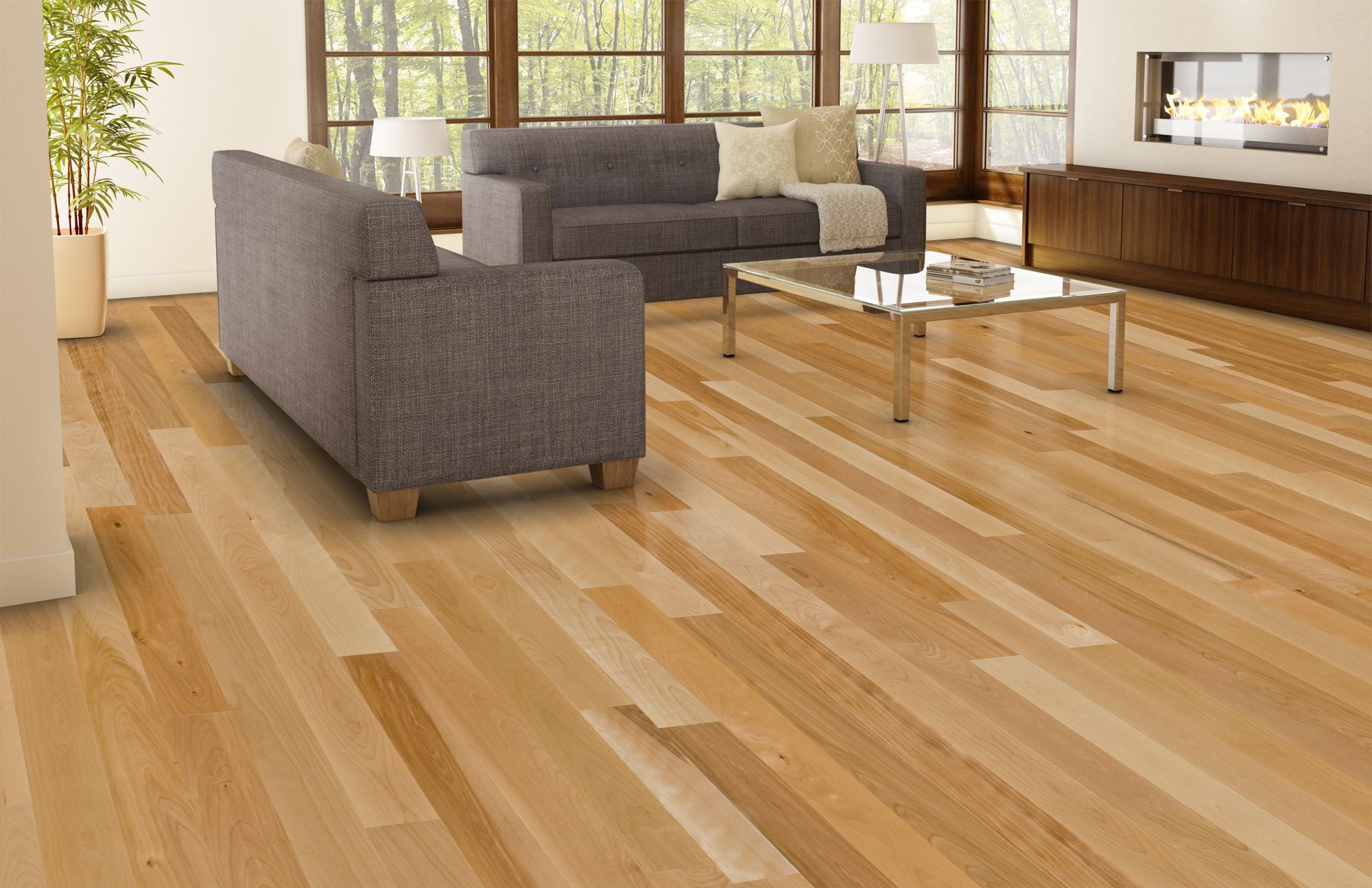 Making the right decision about birch
  hardwood flooring
