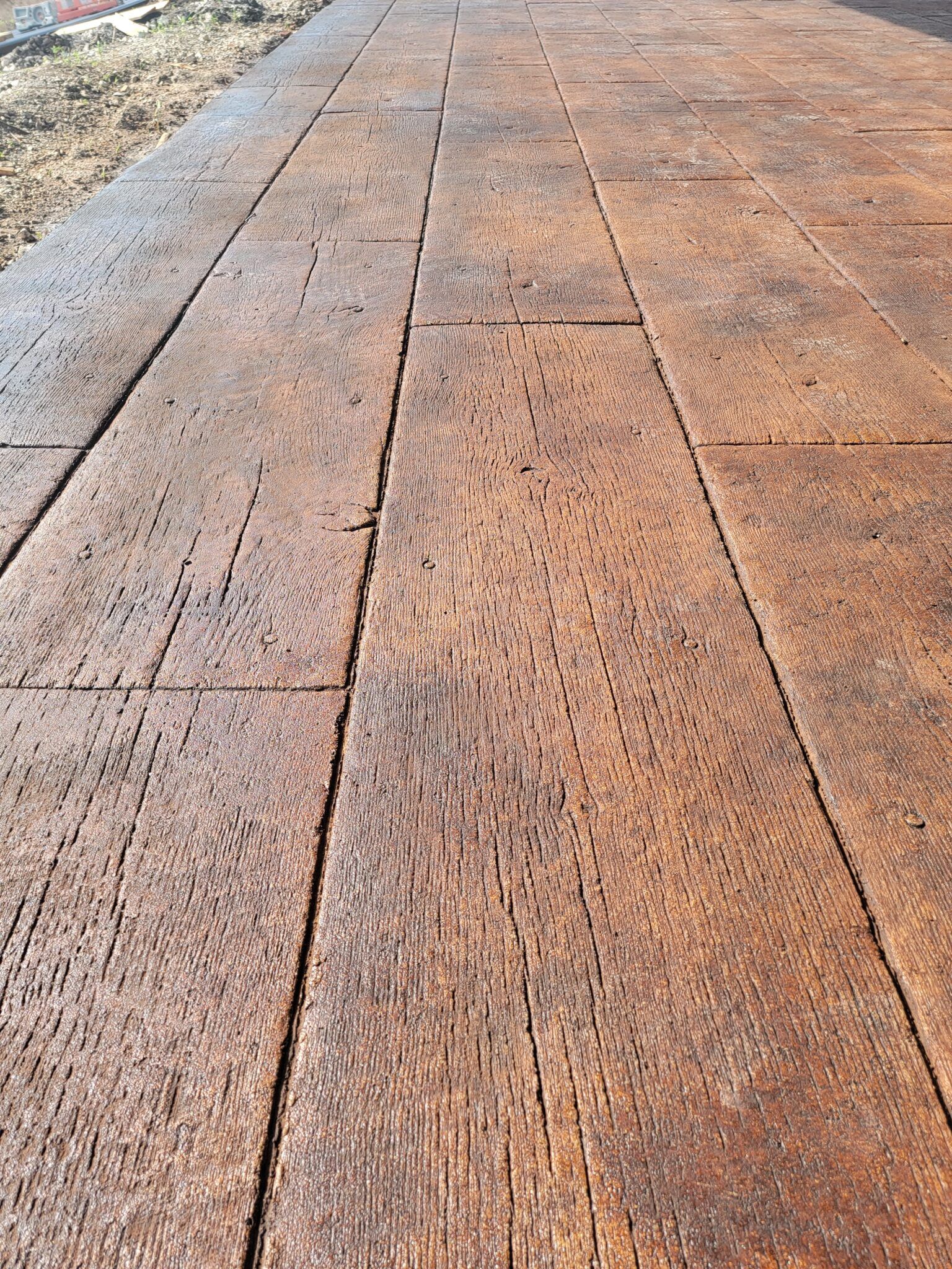 Stained concrete patio – the long-lasting
one