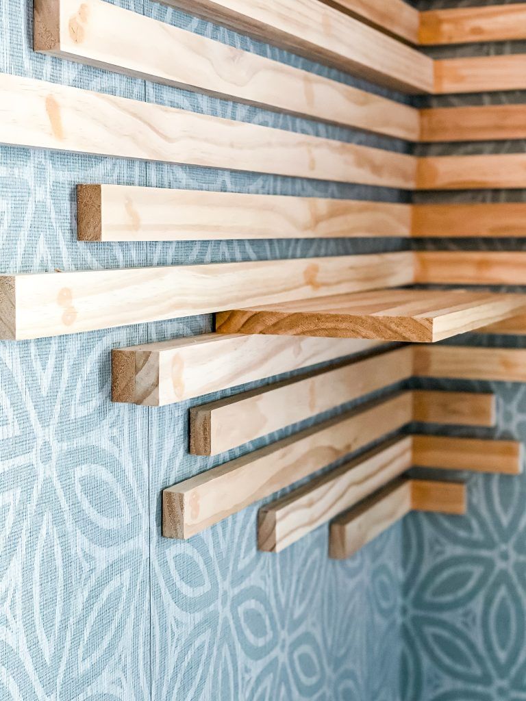 Some interesting and beautiful ideas for
  diy shelves