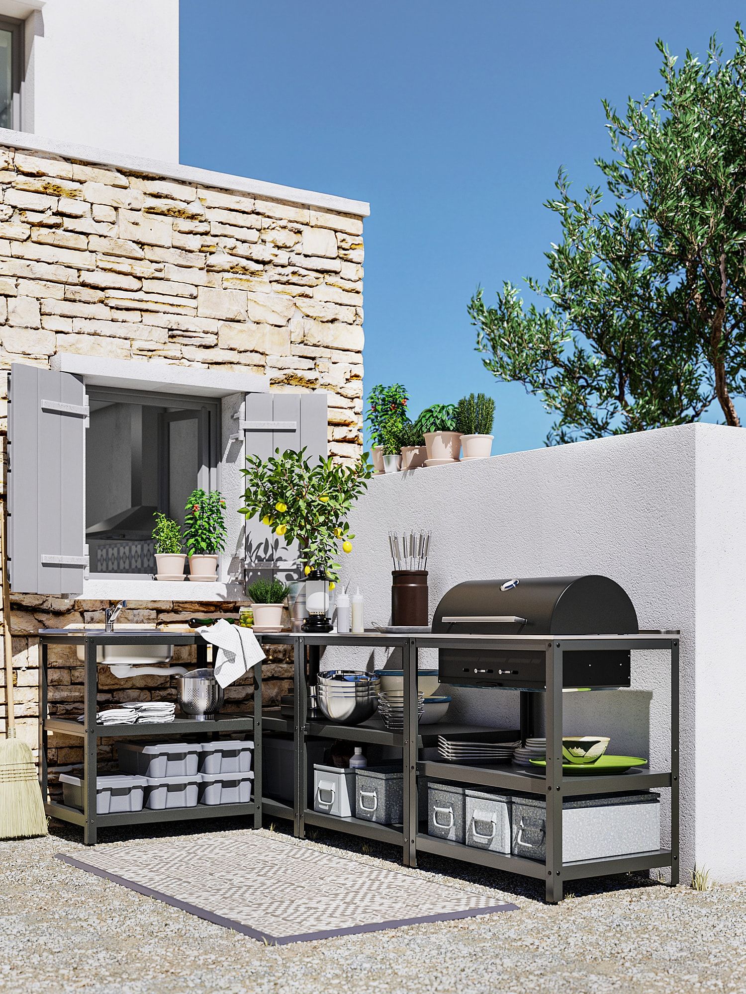 Modular outdoor kitchen – an amazing
  thing