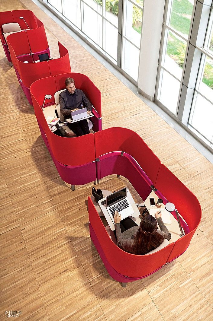 Various types of office furniture