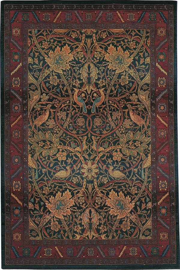 Inside decoration with oriental area rugs