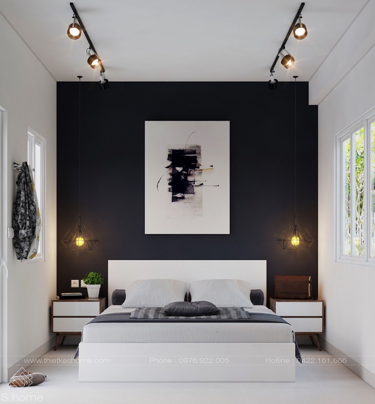 Modern Minimalism: How to Achieve a Black
and White Bedroom