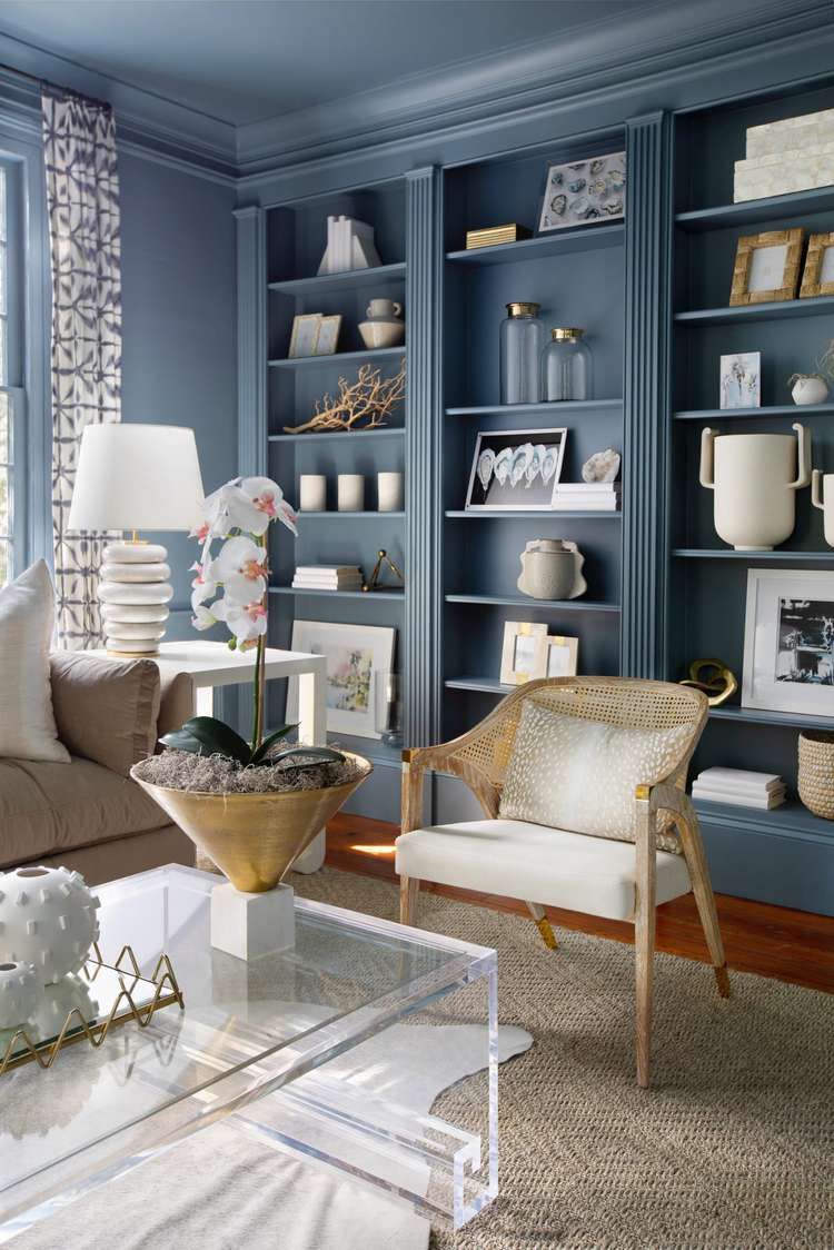 Get your own trending blue living room
ideas