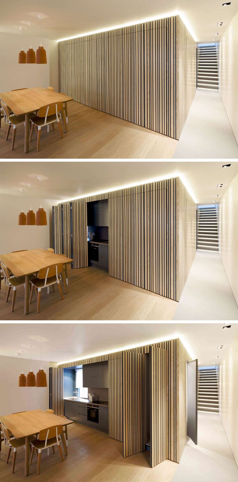 “the folding door” gives a pleasant
  visuals and useful to making some space