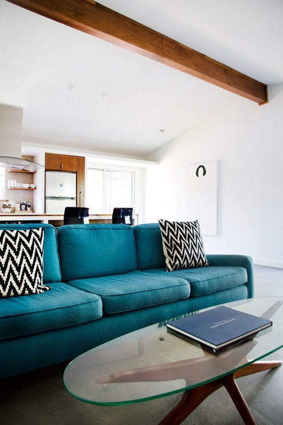 Transform Your Living Room with a
Turquoise Blue Sofa Set